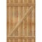 Ekena Millwork Joined Board-n-Batten Shutters w/Z-Bar, Rough Sawn Western Red Cedar, 32 1/4W x 47H, PR RBJ06Z32X047RWR - alternate 3